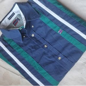 Vintage Bugle Boy Hip Hop Old School Button Up Down Short Sleeve 90s Shirt